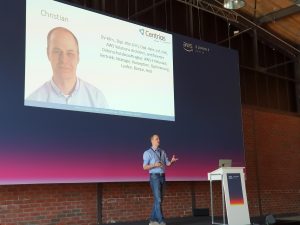 Christian auf der AWS Summit 2018